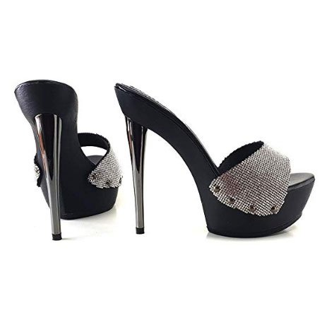 zoccoli con fascia strass kiara shoes 2