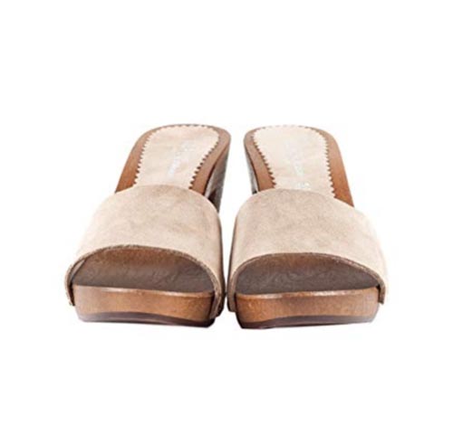 Sandali con tacco 7 cipria