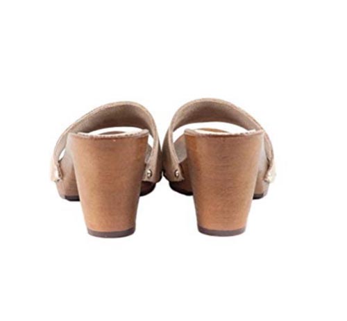 Sandali con tacco 7 cipria