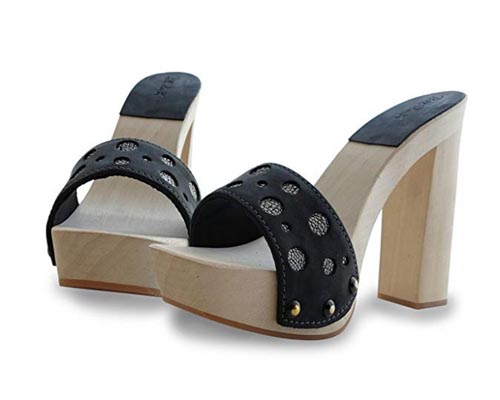 zoccoli di legno leggero