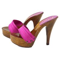 zoccoli fucsia tacco 13 kiara shoes