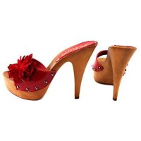 mules rossi tacco 13