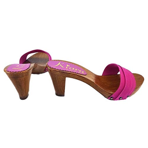 zoccoli bassi fucsia