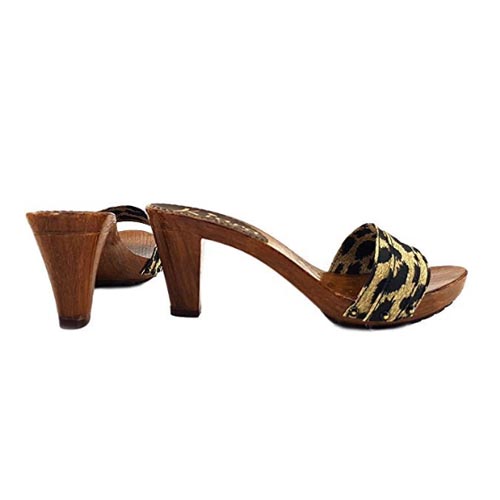 zoccoli bassi leopardati