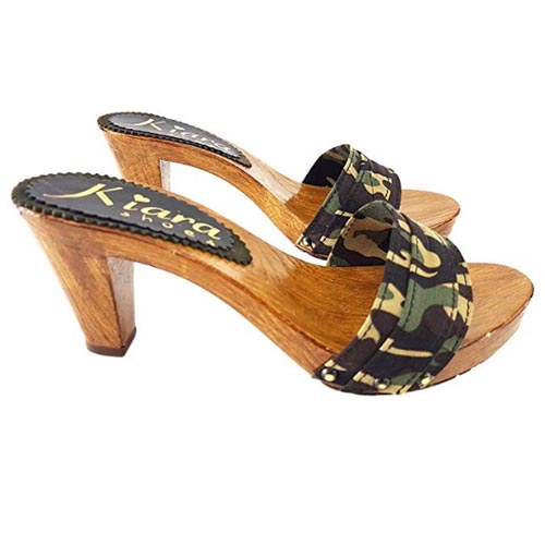 zoccoli bassi mimetici