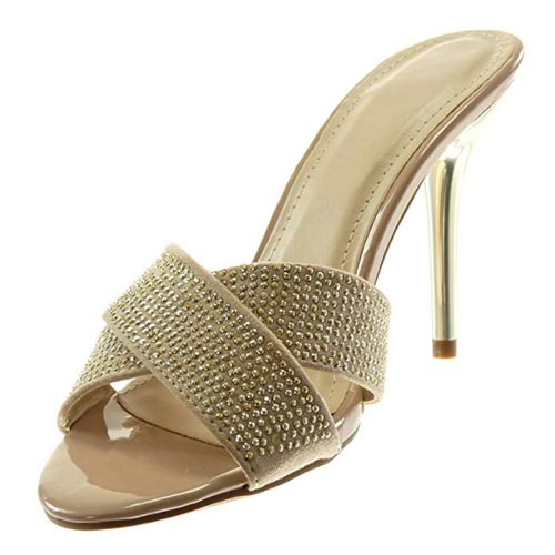 sandali aperti beige