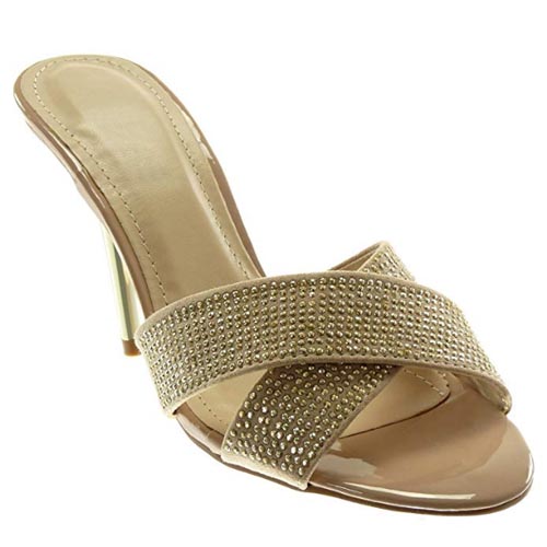 sandali aperti beige