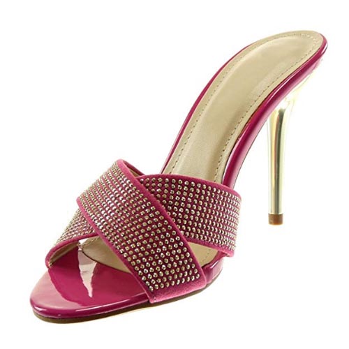 sandali aperti fuxia