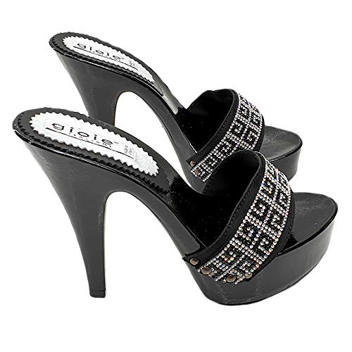 zoccoli eleganti con tacco alto