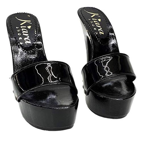 sandali neri eleganti