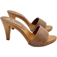 zoccoli semplici in pelle