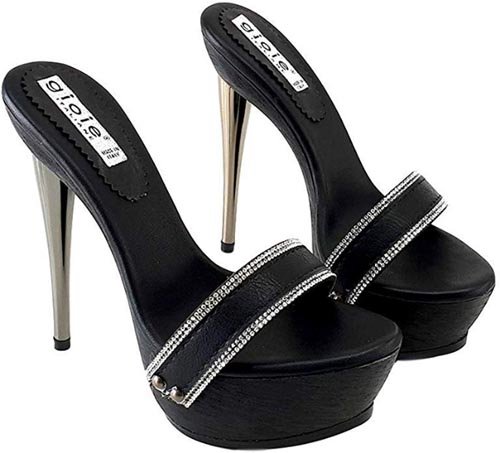 zoccoli con tacco stiletto alto