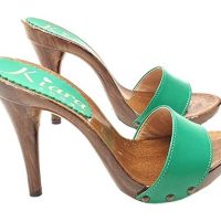 zoccoli verdi artigianali