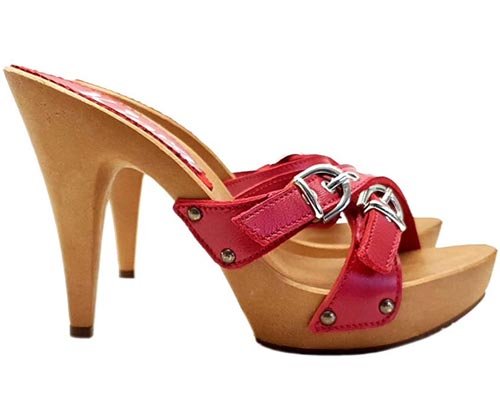 sandali estivi rossi