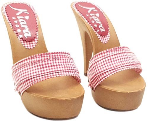 zoccoli con tacco stiletto vintage