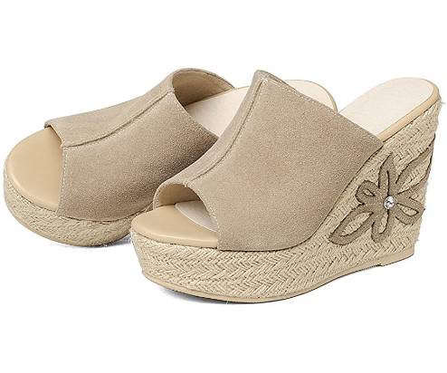 Sandali con tacco a zeppa - immagine 12