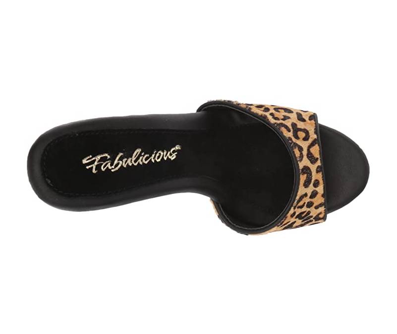 sandali sexy leopardati