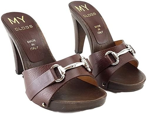 zoccoli sexy con tacco medio