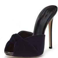 zoccoli vintage neri