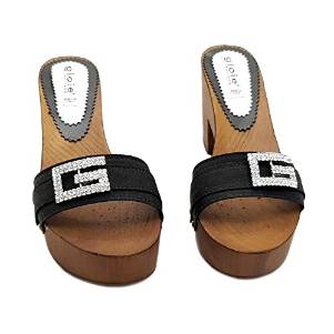 zoccoli neri da spiaggia