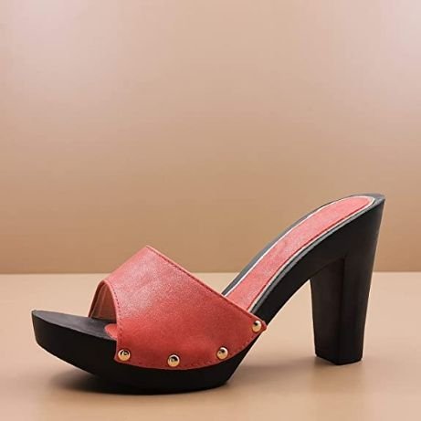 zoccoli con tacco a blocco