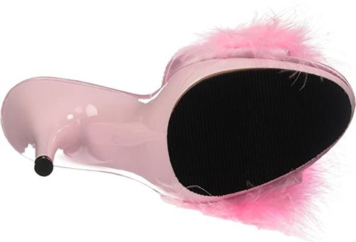 zoccoli rosa marabou