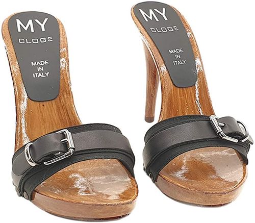 zoccoli sexy con fibbia