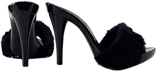 zoccolo sexy di pelliccia