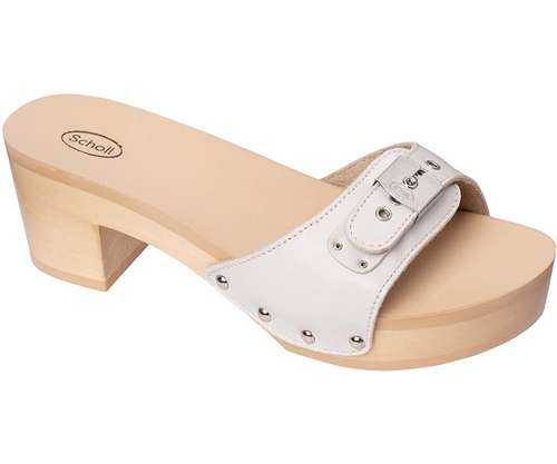 scholl zoccoli pescura con tacco