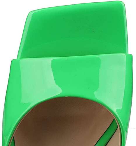 sandali con tacco a triangolo - immagine 33