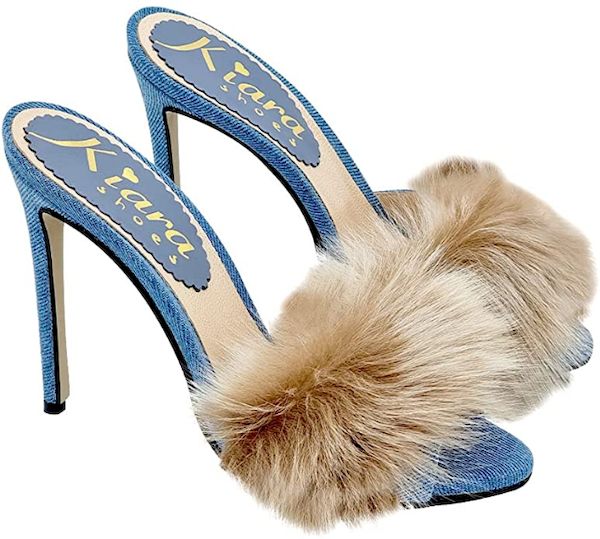 zoccoli con pelliccia