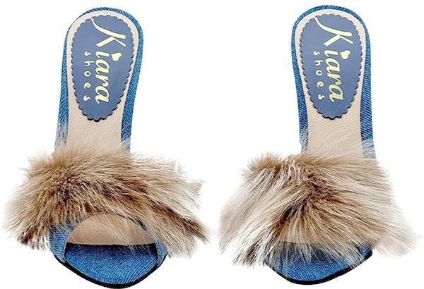 zoccoli con pelliccia sexy