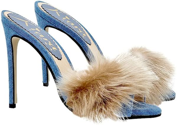 zoccoli con pelliccia kiara shoes