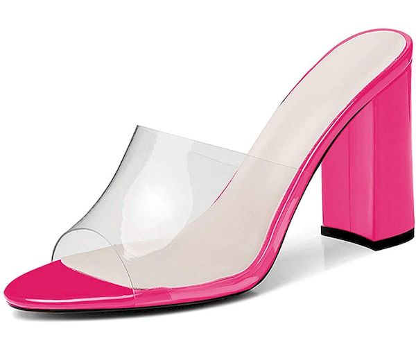 Sandali trasparenti da donna
