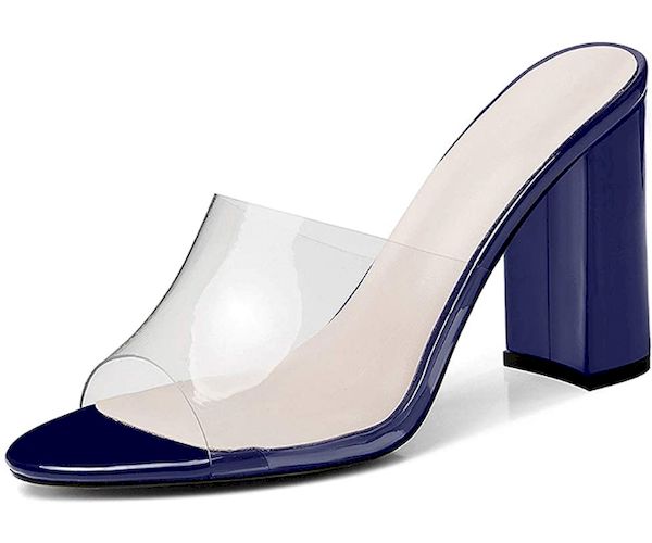 Sandali trasparenti da donna