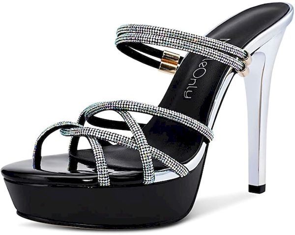 Sandali con tacco a spillo alti 13cm