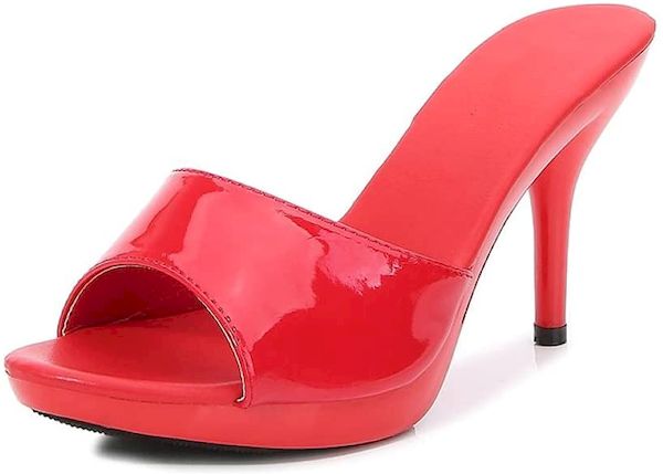 Sandali aperti con tacco - immagine 2