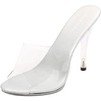 Sandali alti trasparenti