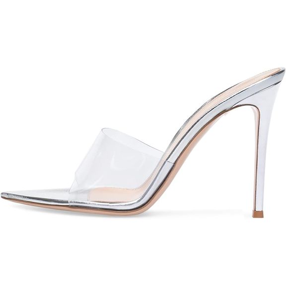 Sandali mules trasparenti - immagine 5