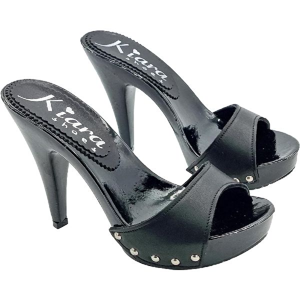 Zoccoli donna con tacco alto - immagine 3