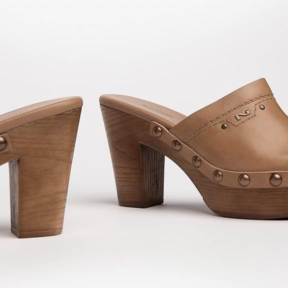 Zoccoli con fascia in pelle Nero Giardini - immagine 6